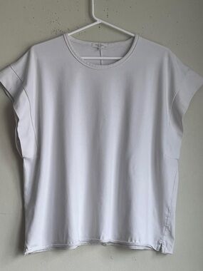 rag & bone White Relaxed Crewneck Tee